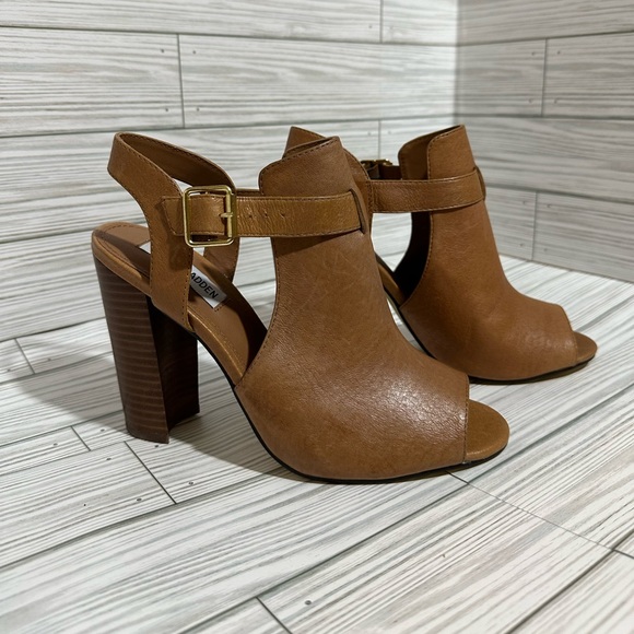 Steve Madden Kyli Brown Ankle Boots 8.5 M - Picture 2 of 5